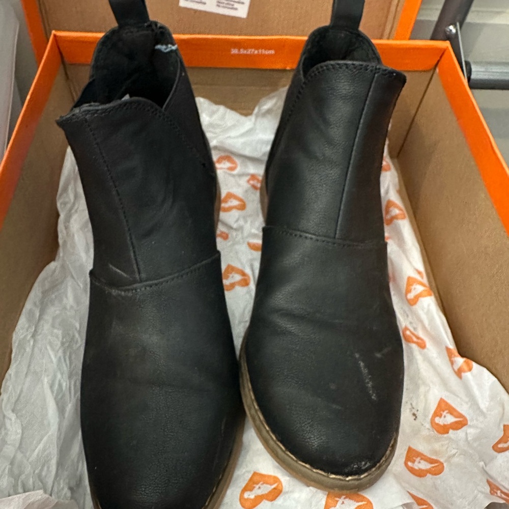 Black Leather Women’s Booties